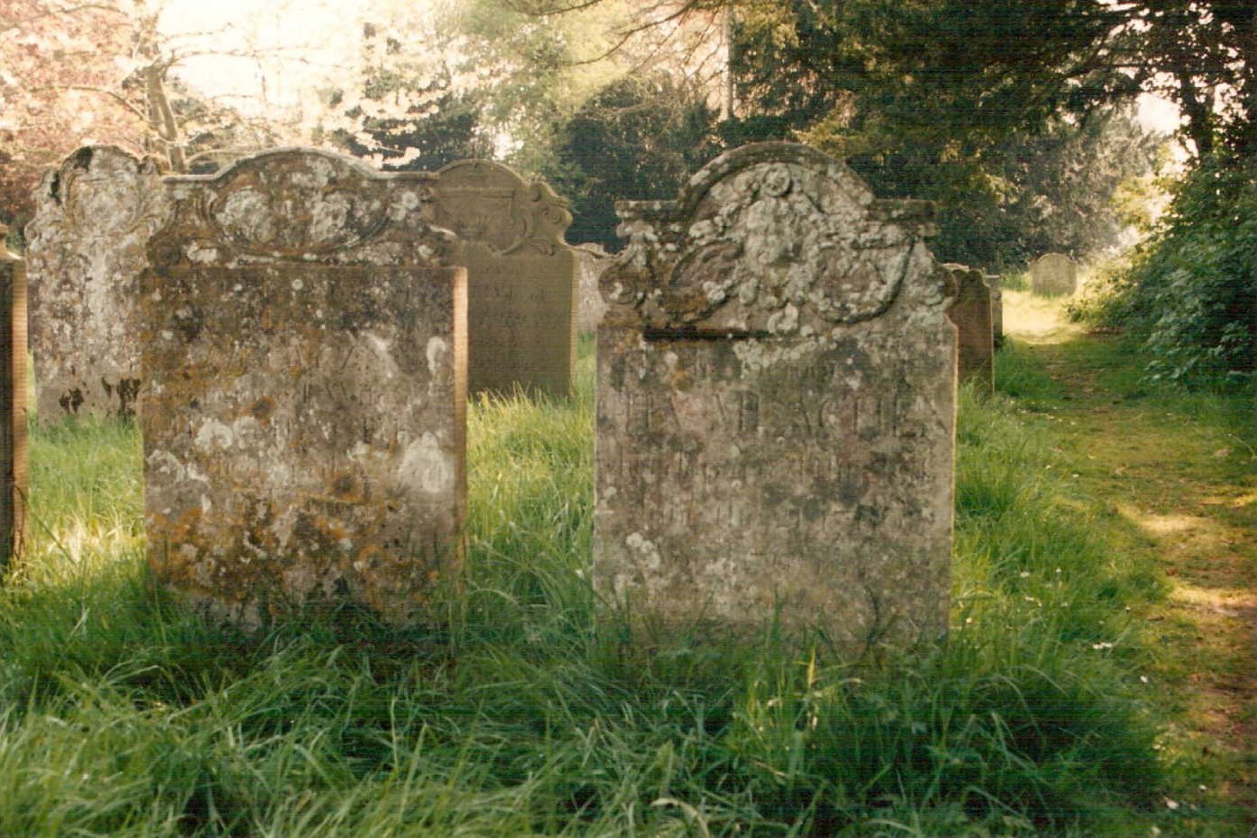 Charles Meachen's grave in Yaxham, 21 June 1790