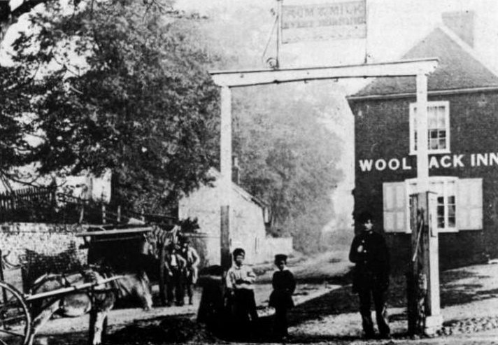 Woolpack Inn, Ipswich, circa 1850