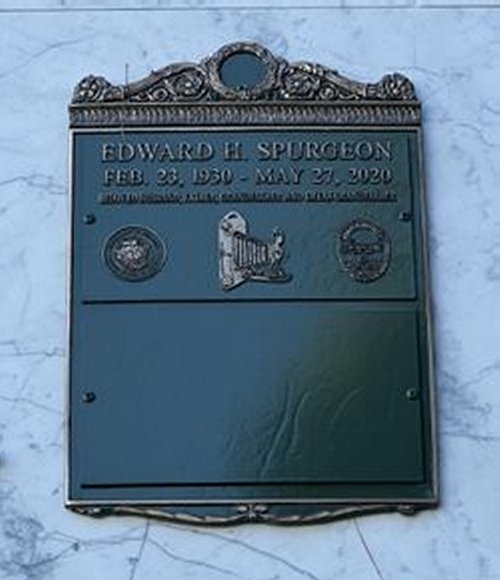 Memorial Inscription Symbols: US Navy, Photographer's Mate, Korean War, Cypress Police Department