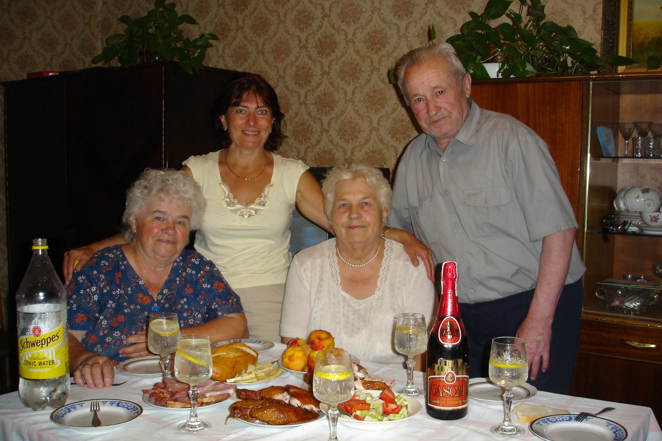 Nina Ivanovna Krylova, Irina Spurgeon, Genrietta Yamalyants, & Sergei Mayorov, 7 August 2005