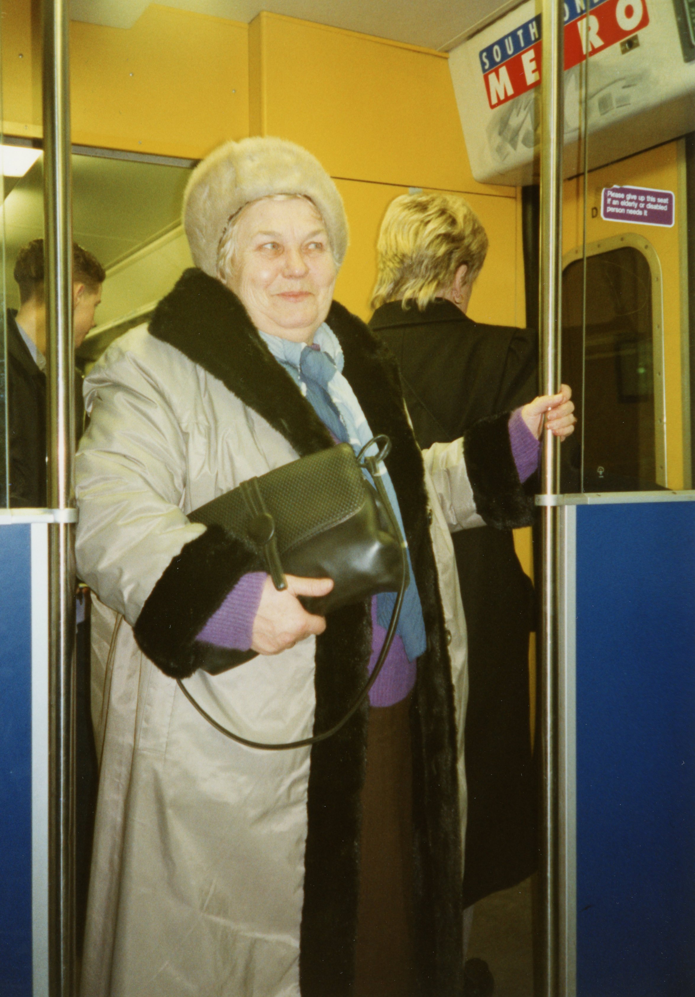 Genrietta Yamalyants in London, January 1997