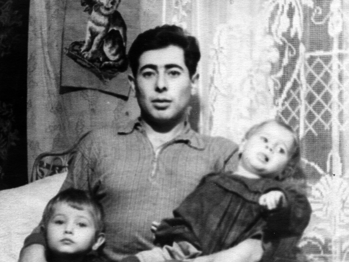 Grigori with his daughters Irina & Tatyana
