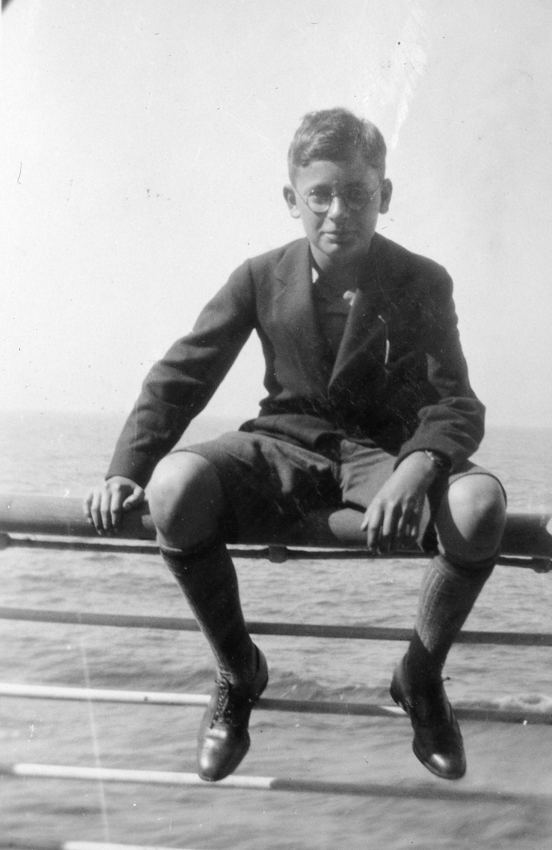 Roy Spurgeon on Baltic cruise, SS Neuralia, July 1935