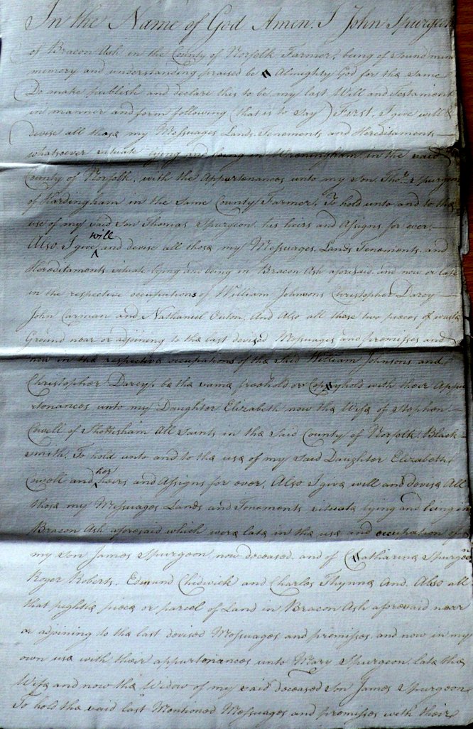 John's will (page 1)