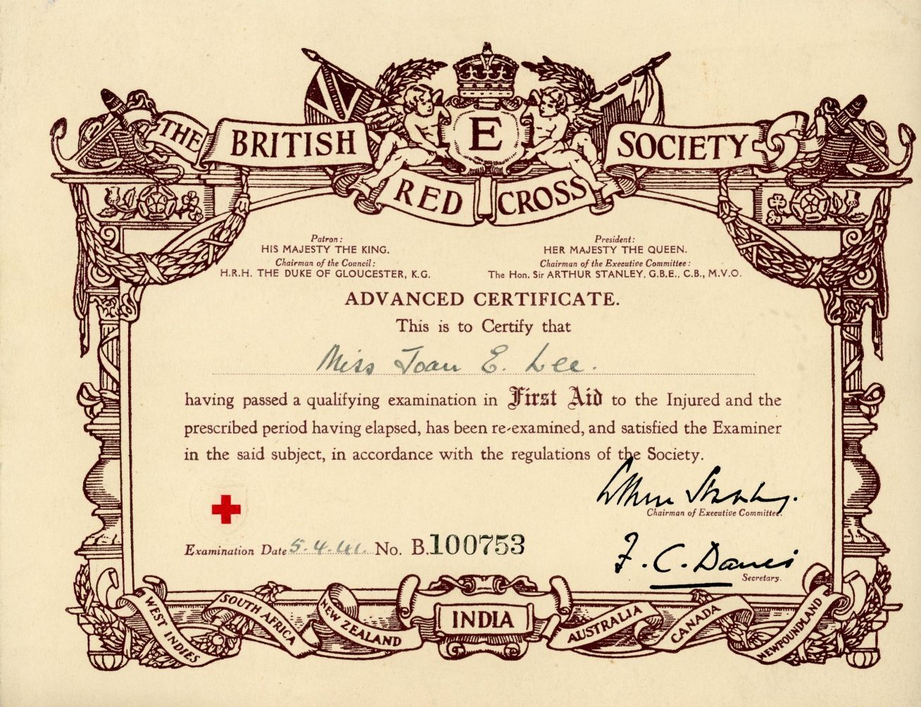 British Red Cross Society: First Aid (5 April 1941)