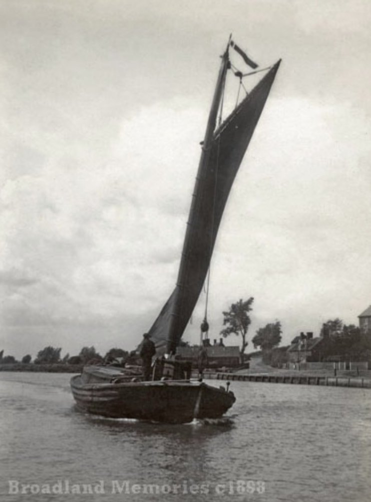 Wherry at Reedham c1898