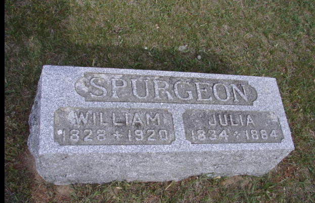 Willaim 1828-1920 & Julia 1834-1884