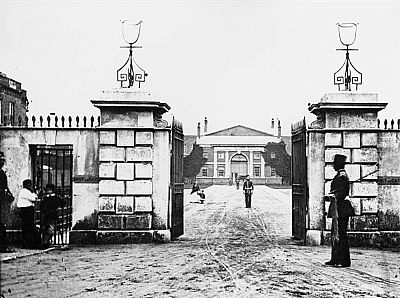 Victorian photo of the Royal Naval Hospital, Great Yarmouth