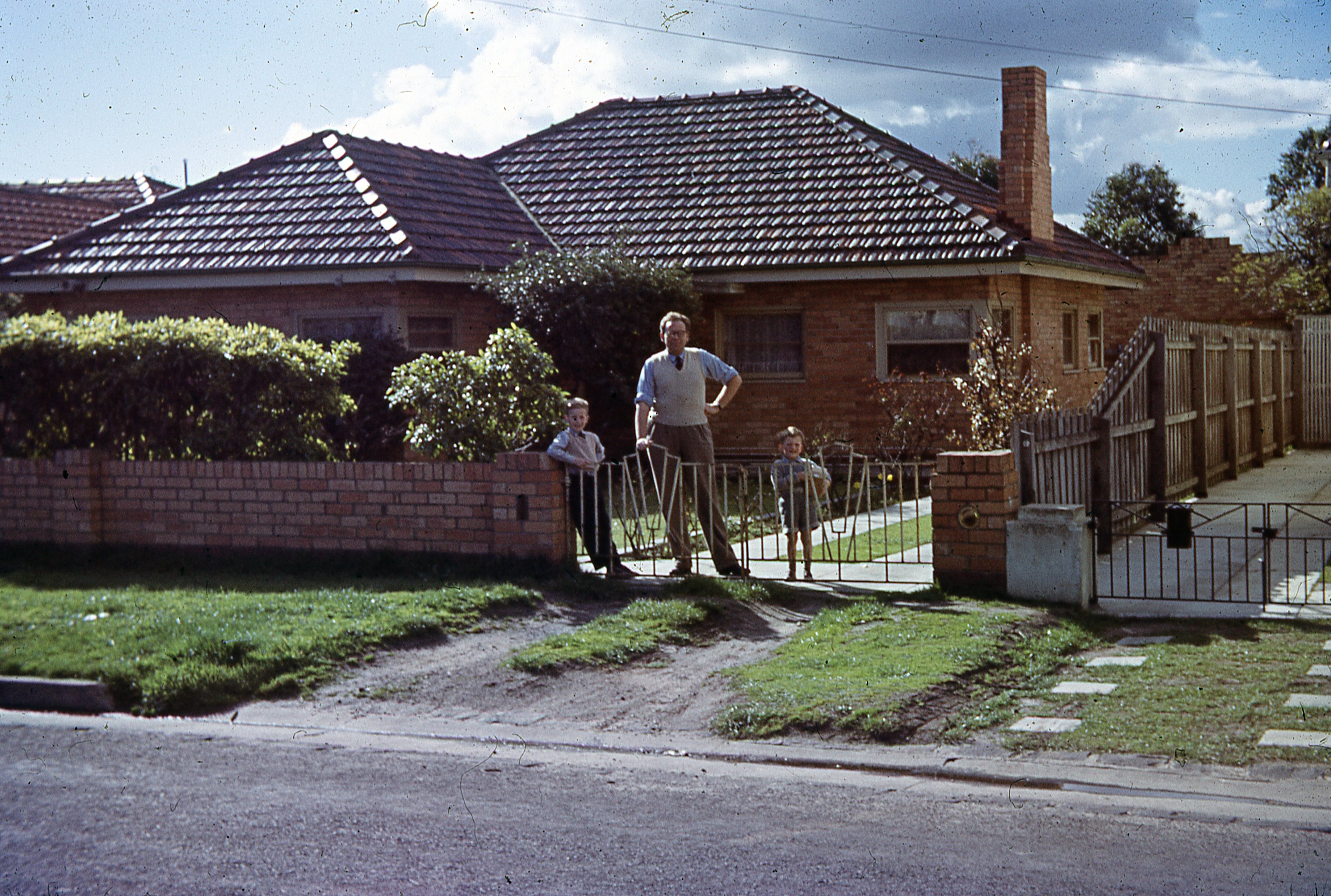 Paul, Roy & Graham at 9 Vunabere Avenue