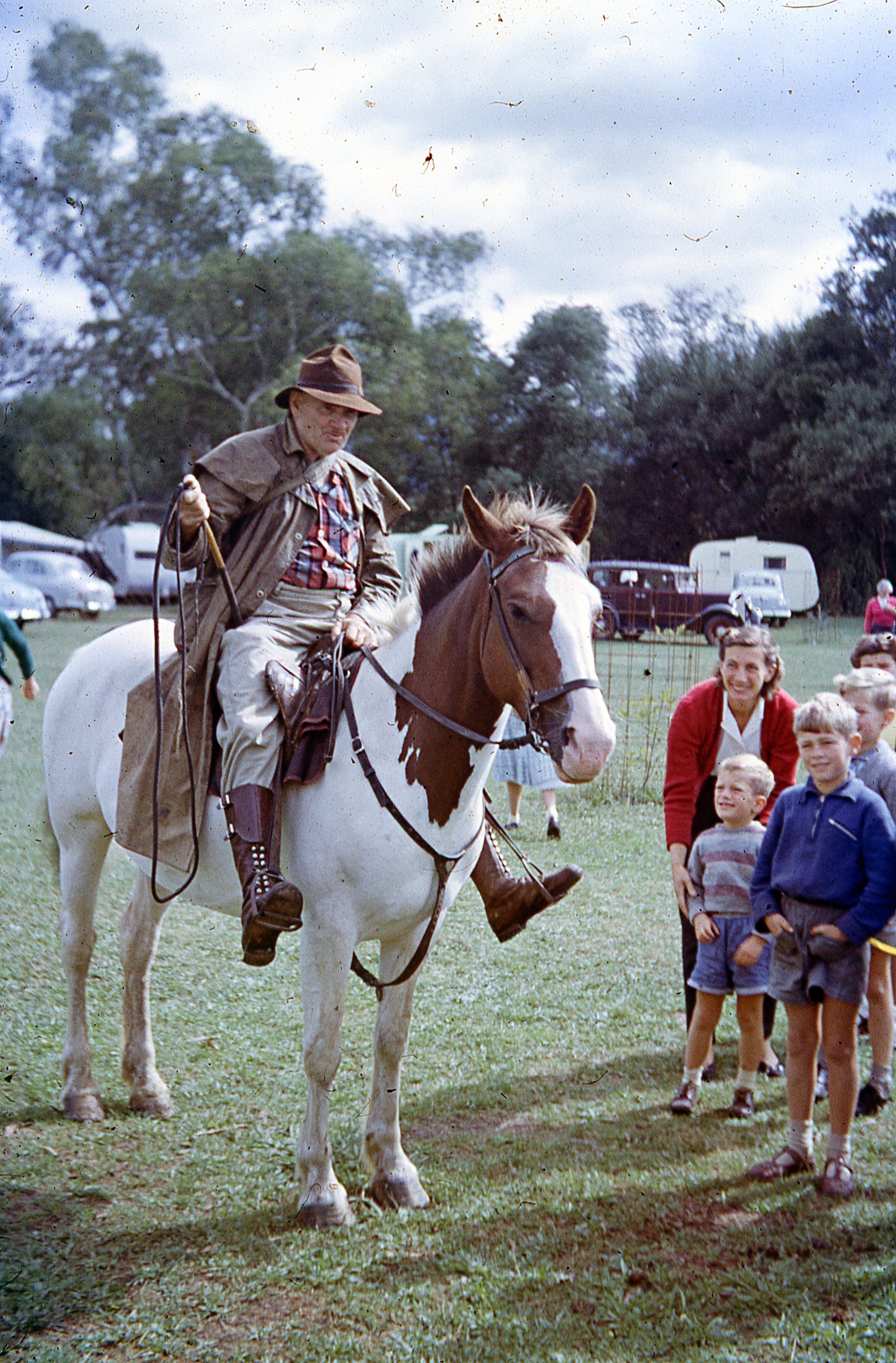 Ranger on horseback, Healsville