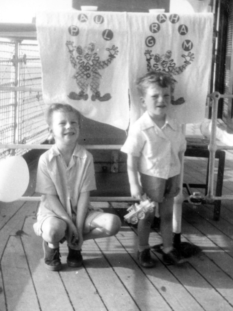 Paul & Graham on board (at the stern)