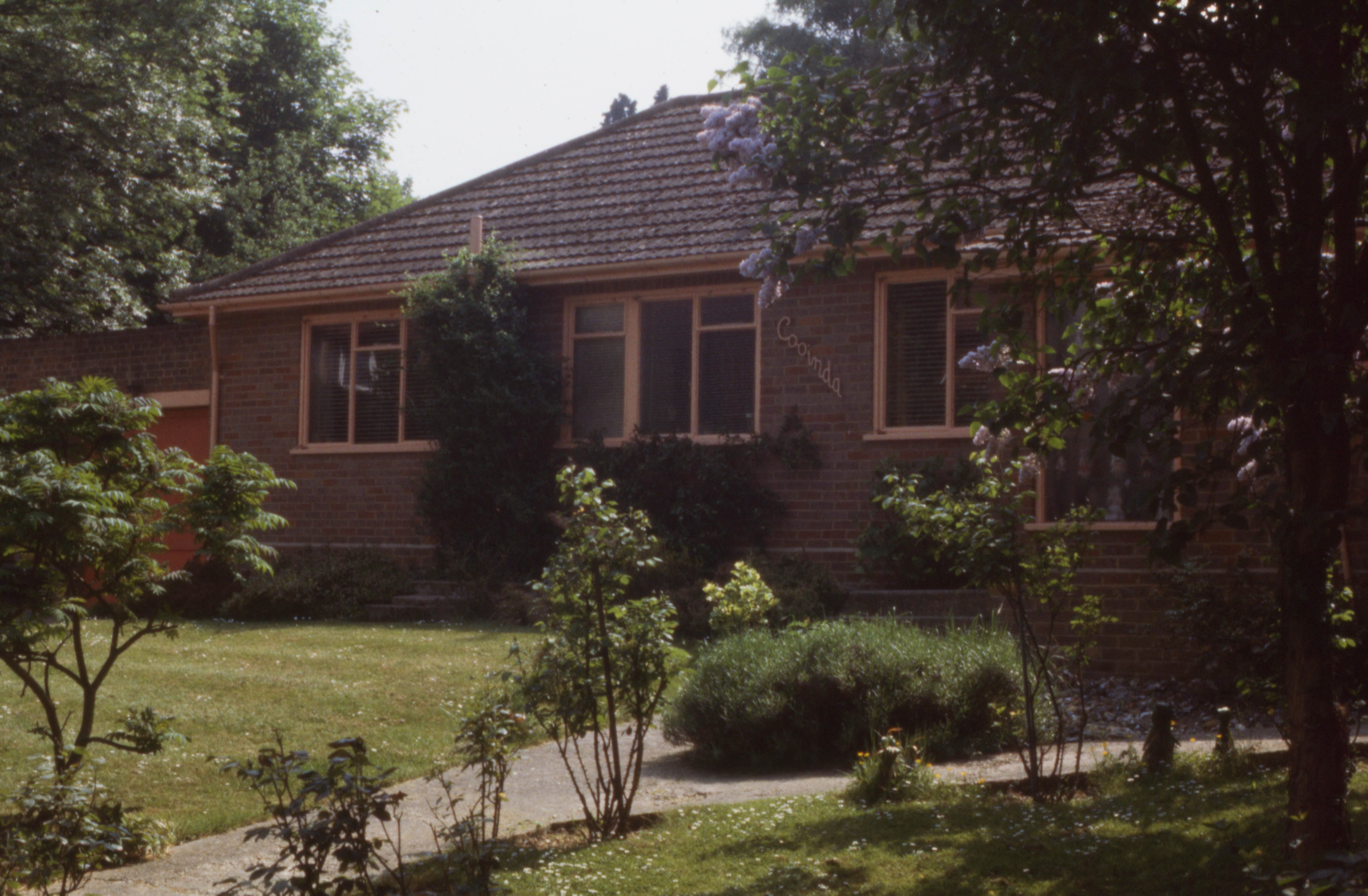 Front garden, June 1978