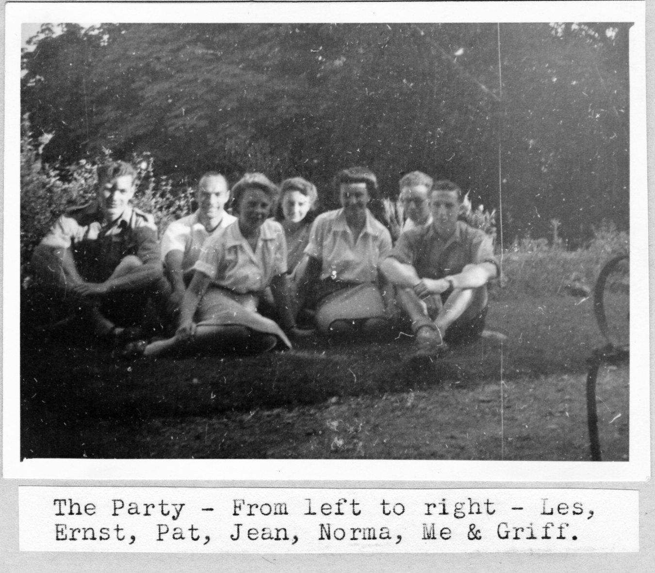The party, Batheaston Youth Hostel (3 July 1943)