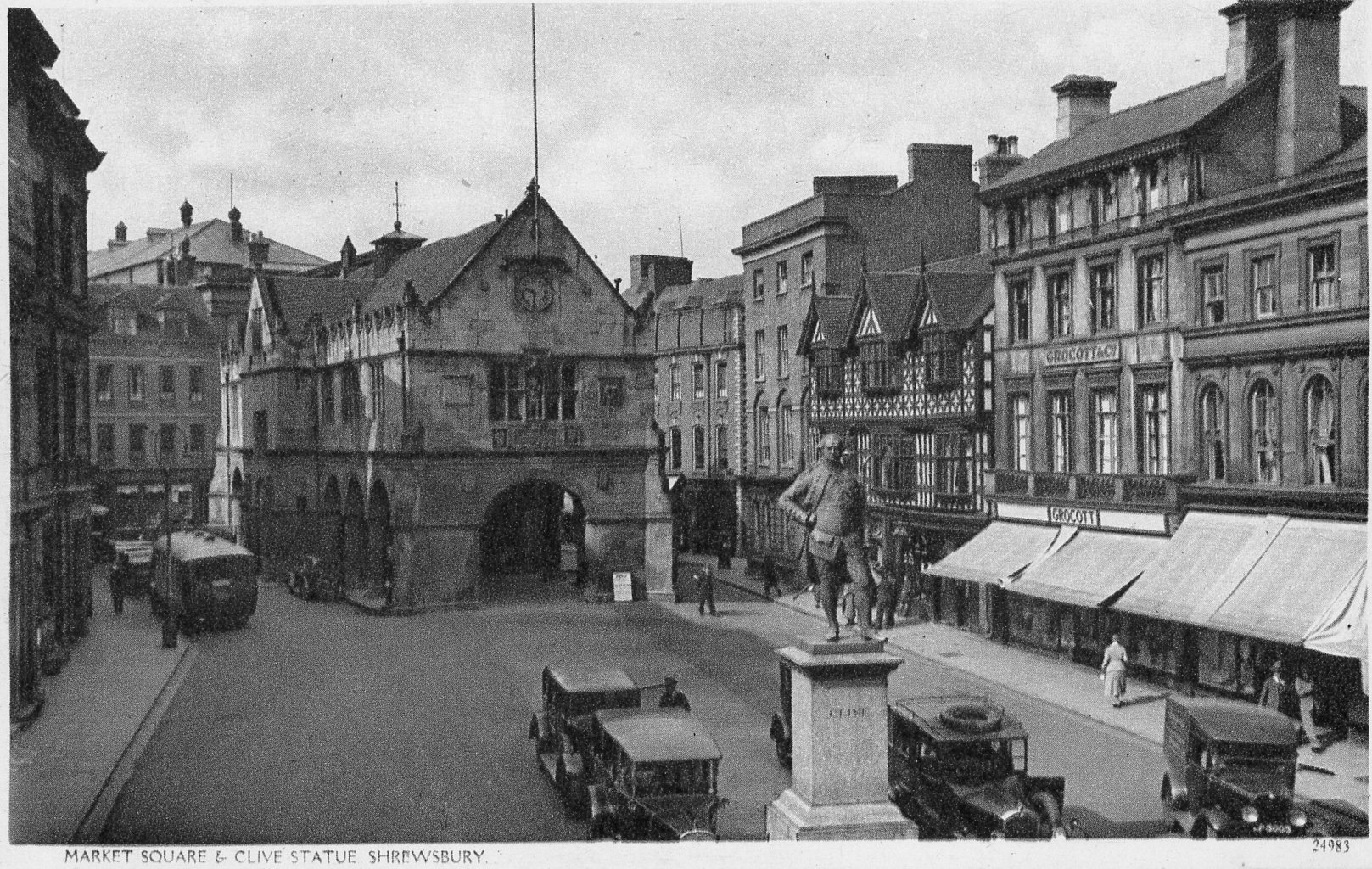 Market Square & Clive Statue, Shrewsbury (#24983)