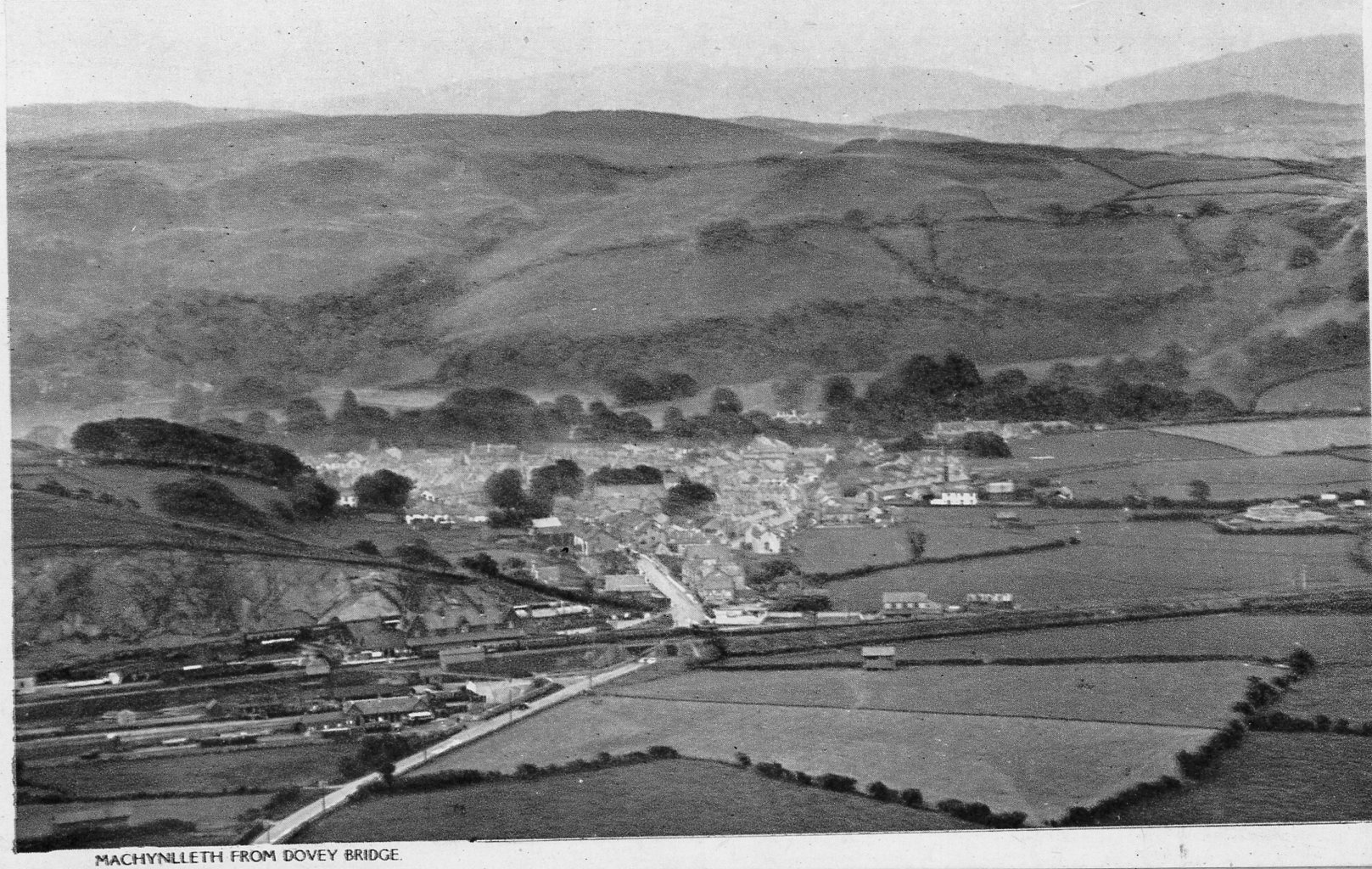 Machynlleth from Dovey Bridge