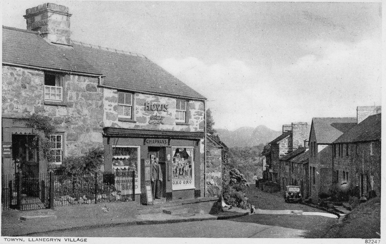 Towyn, Llanegryn Village - Chapman's Shop & Owner (#82247)