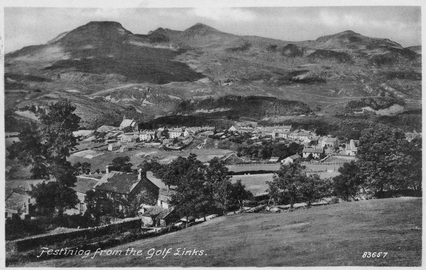 Ffestiniog from the Golf Links (#83657)