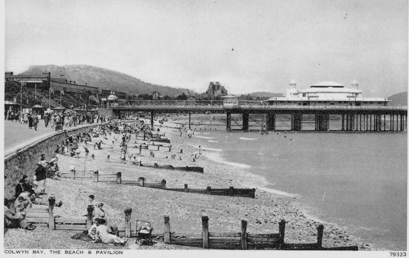 Colwyn Bay, the beach & pavillion (#79323)