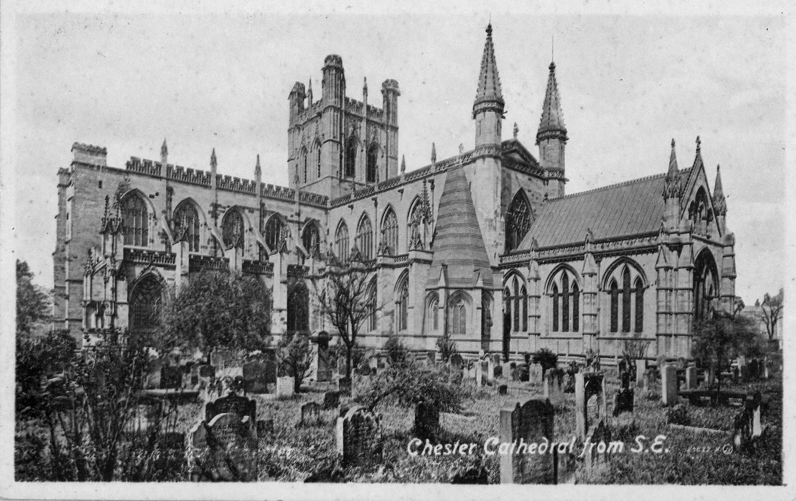 Chester Cathedral from S.E.