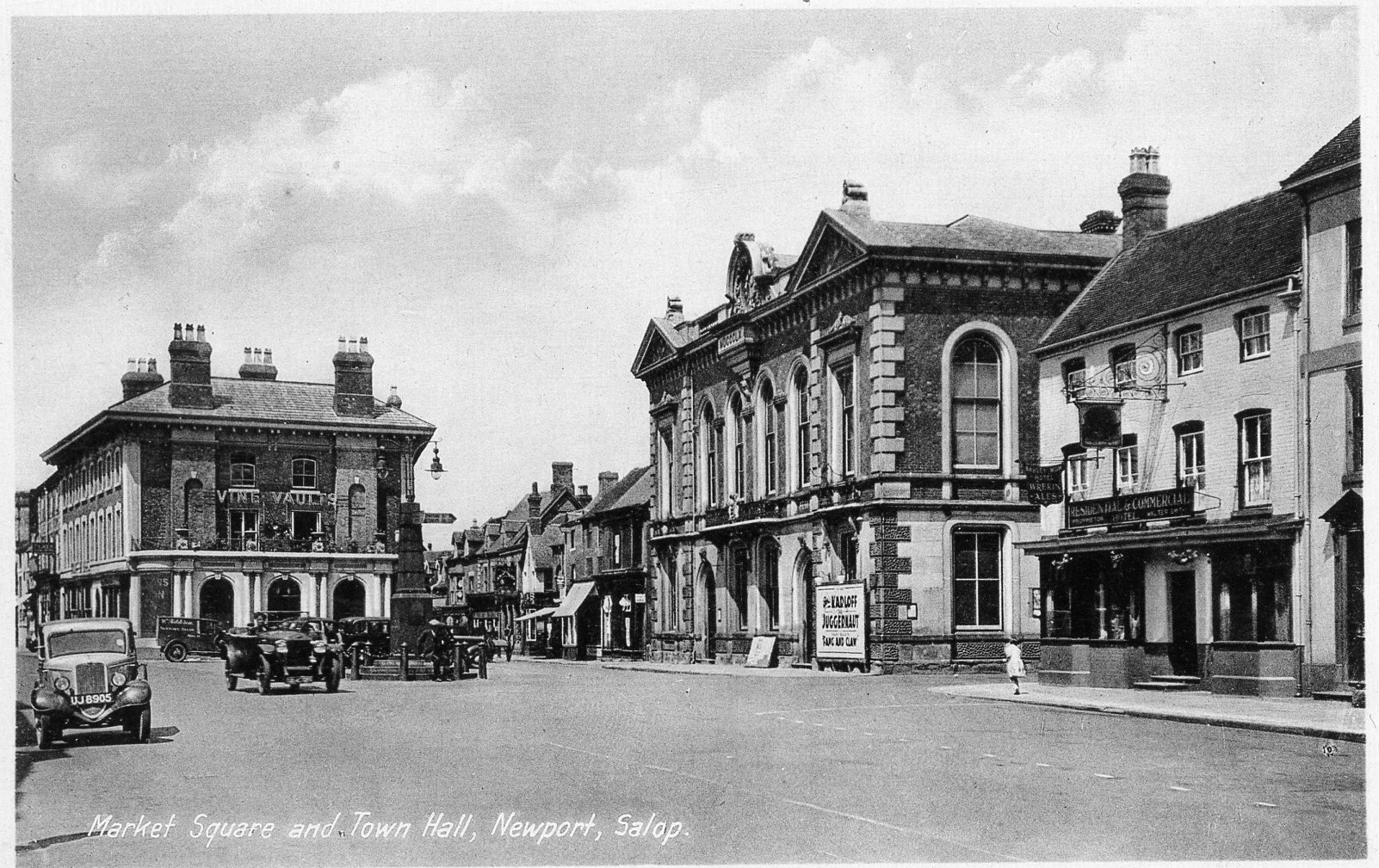 Market Square & Town Hall, Newport, Salop