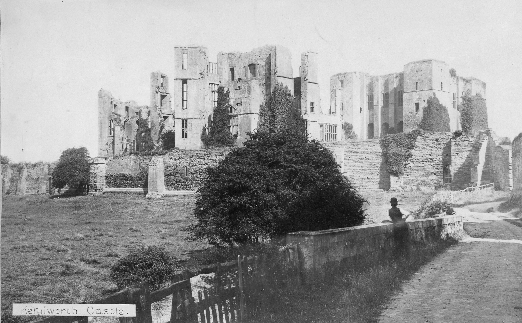 Kenilworth Castle (cutting, not a postcard)