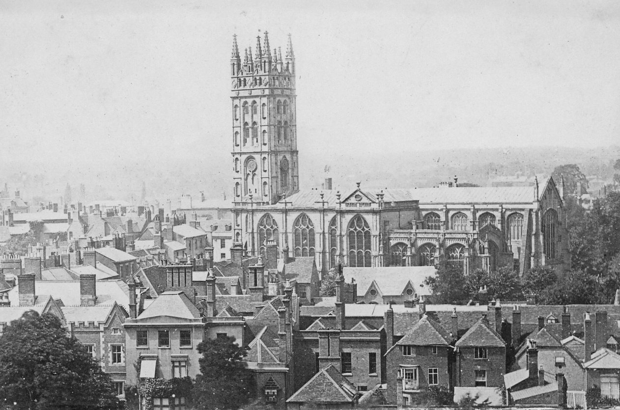 St.Mary, Warwick (cutting, not a postcard)