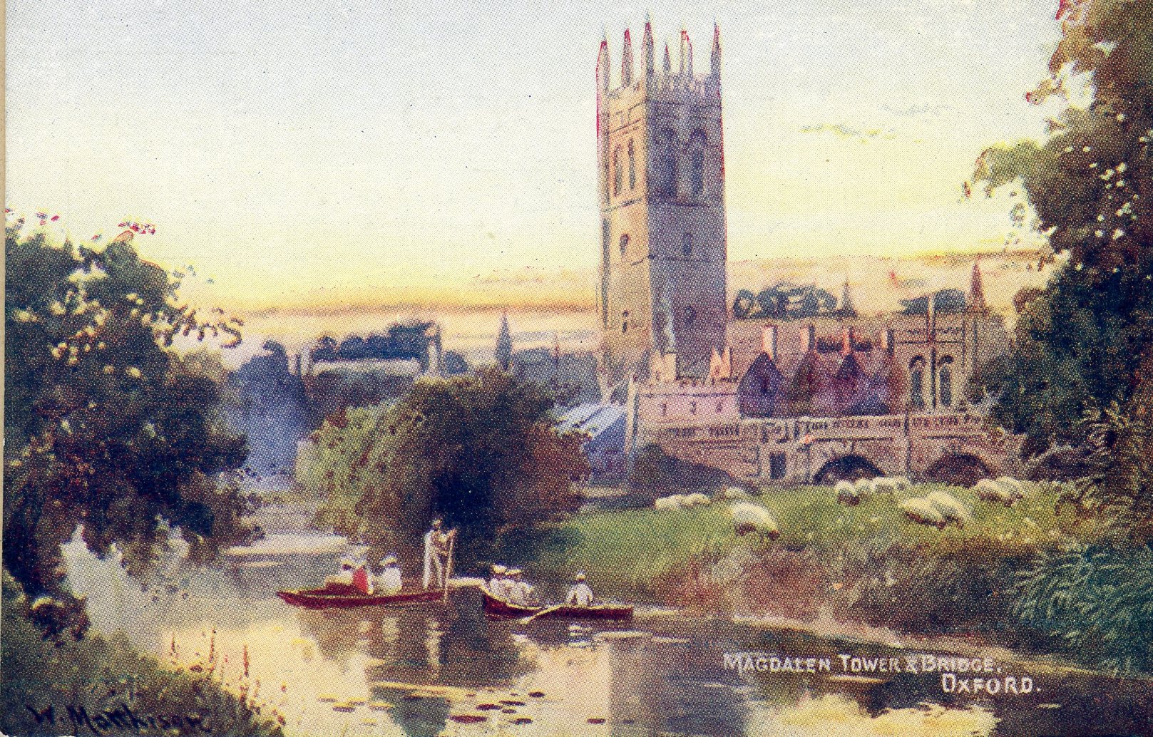 Magdalen Tower & Bridge, Oxford