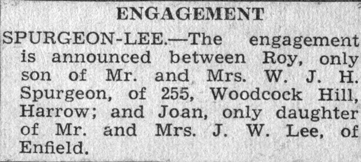 Engagement announcement