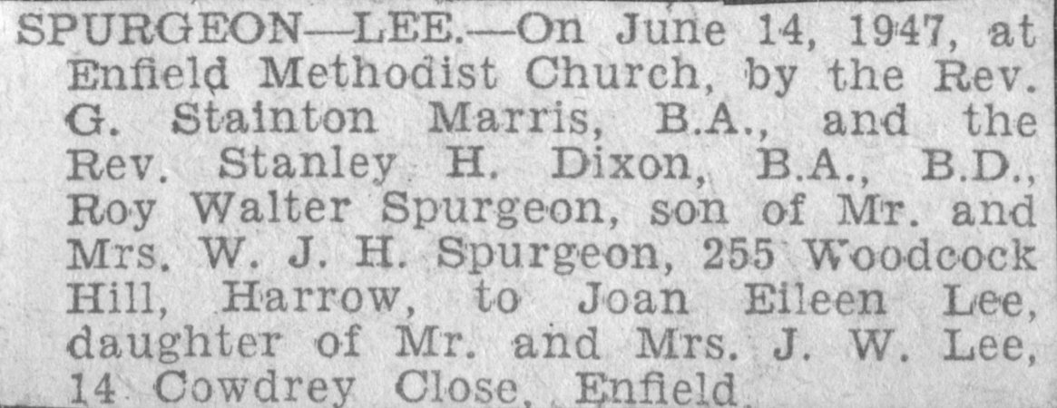 Wedding announcement