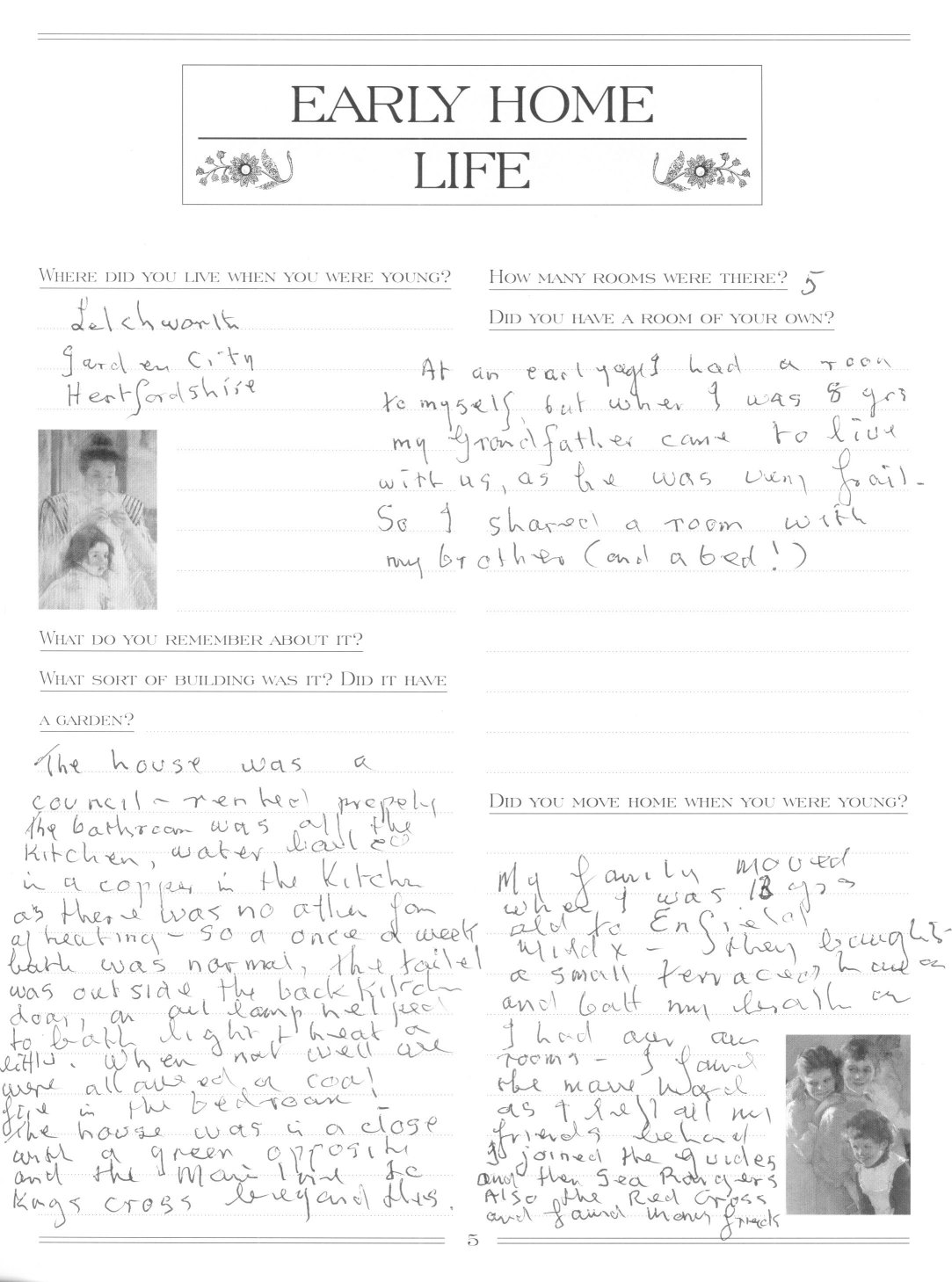 Early Home Life (part 1)