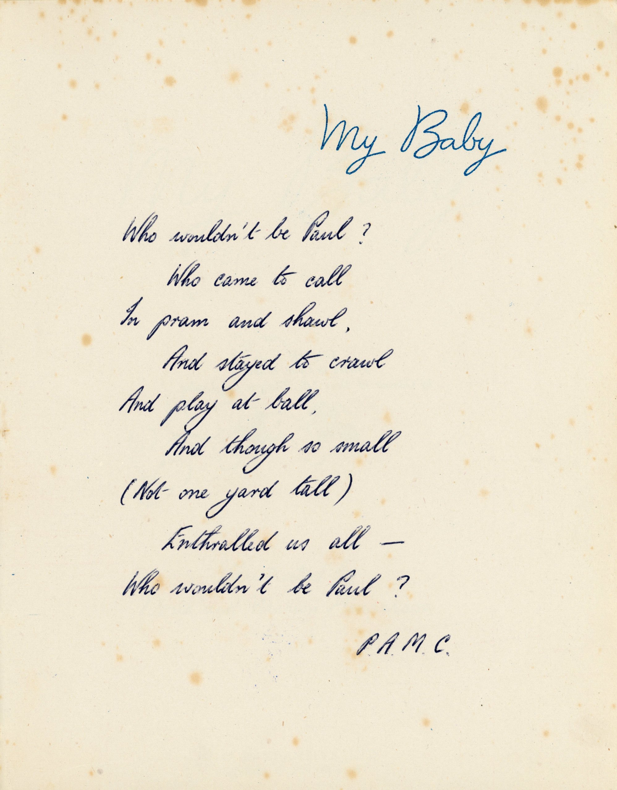 My Baby Paul