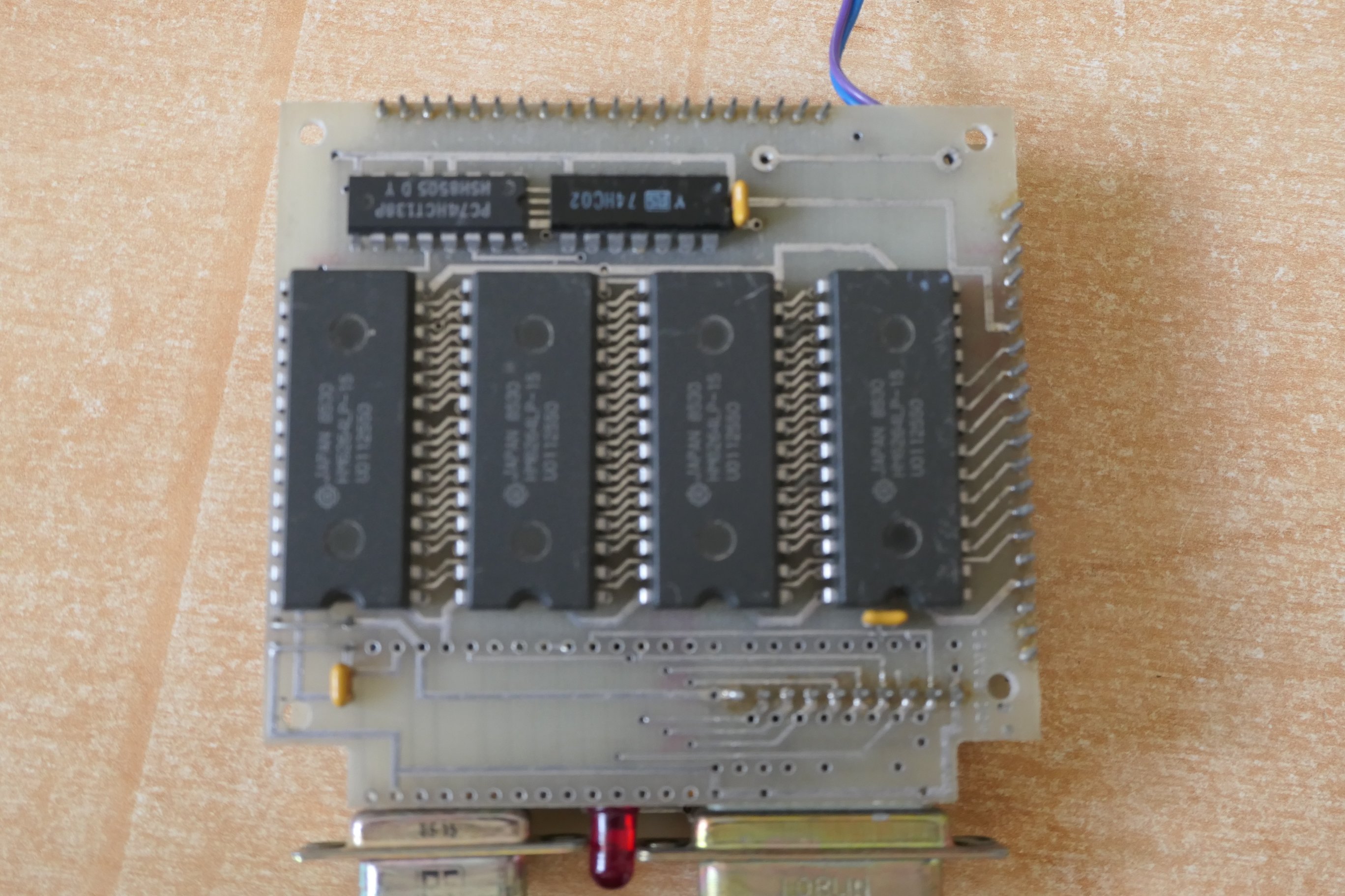 Databox top PCB with 32k RAM & 8 channel ADC