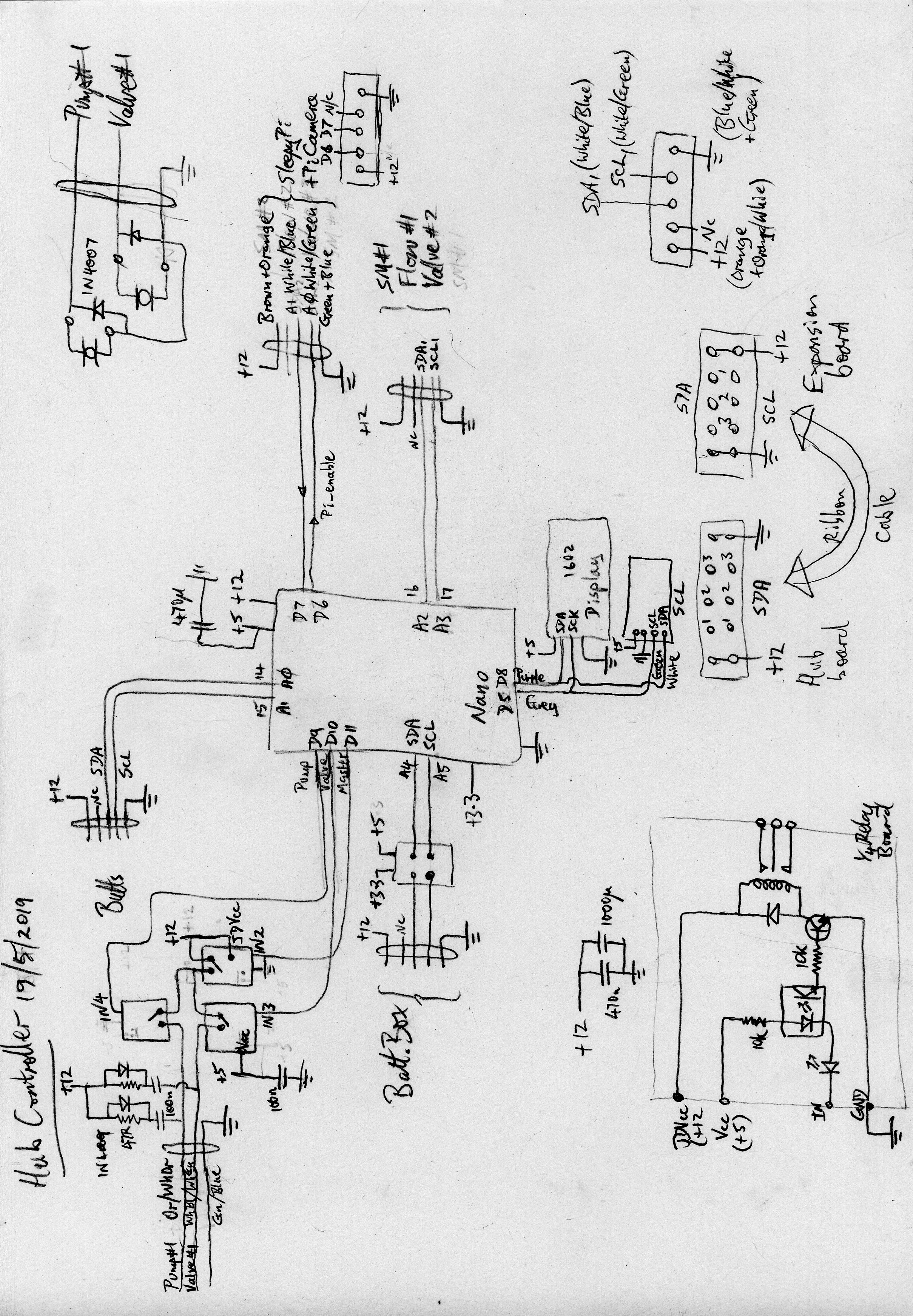Hub Controller circuit (19/05/2019)