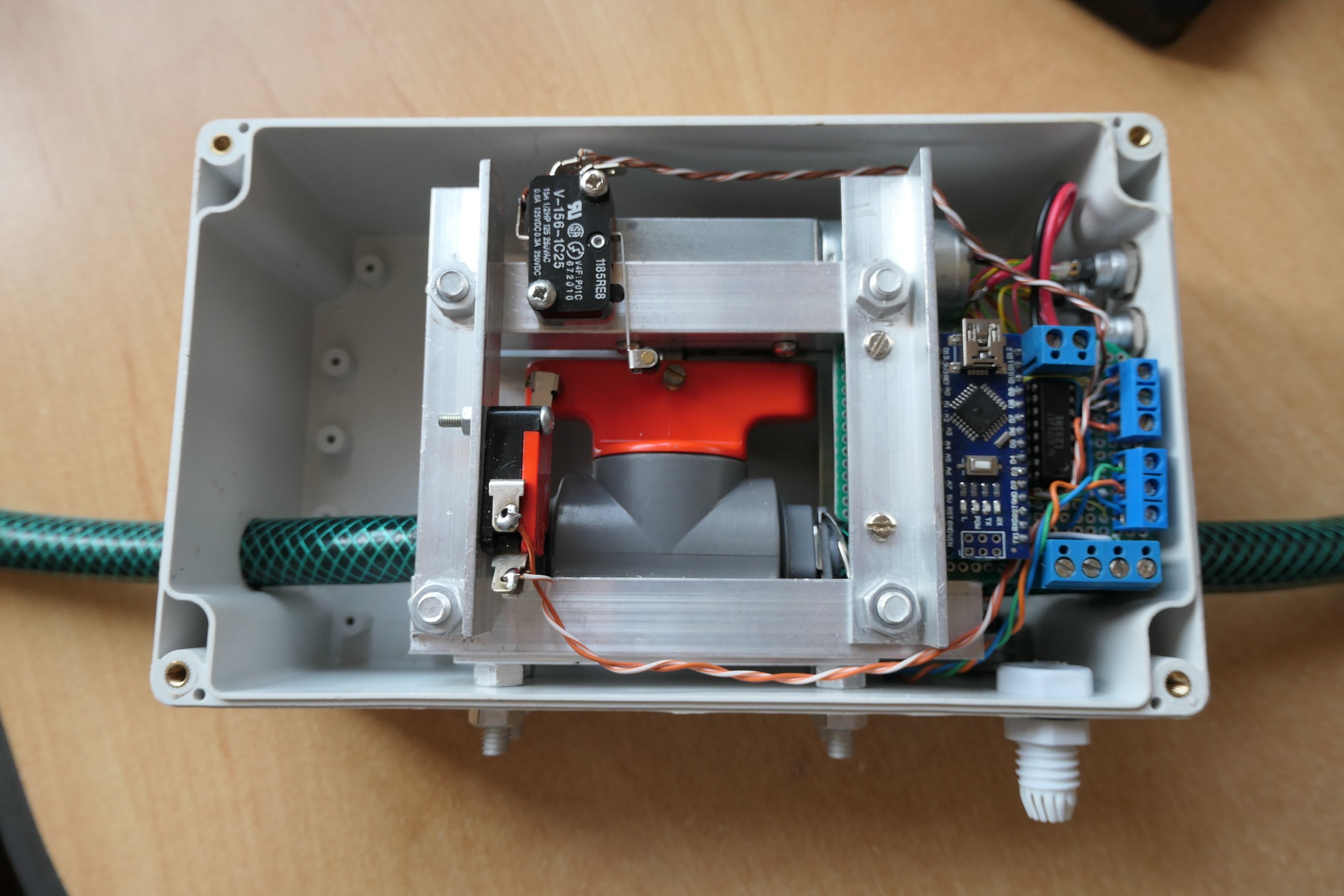Valve control, water flow & soil moisture controller